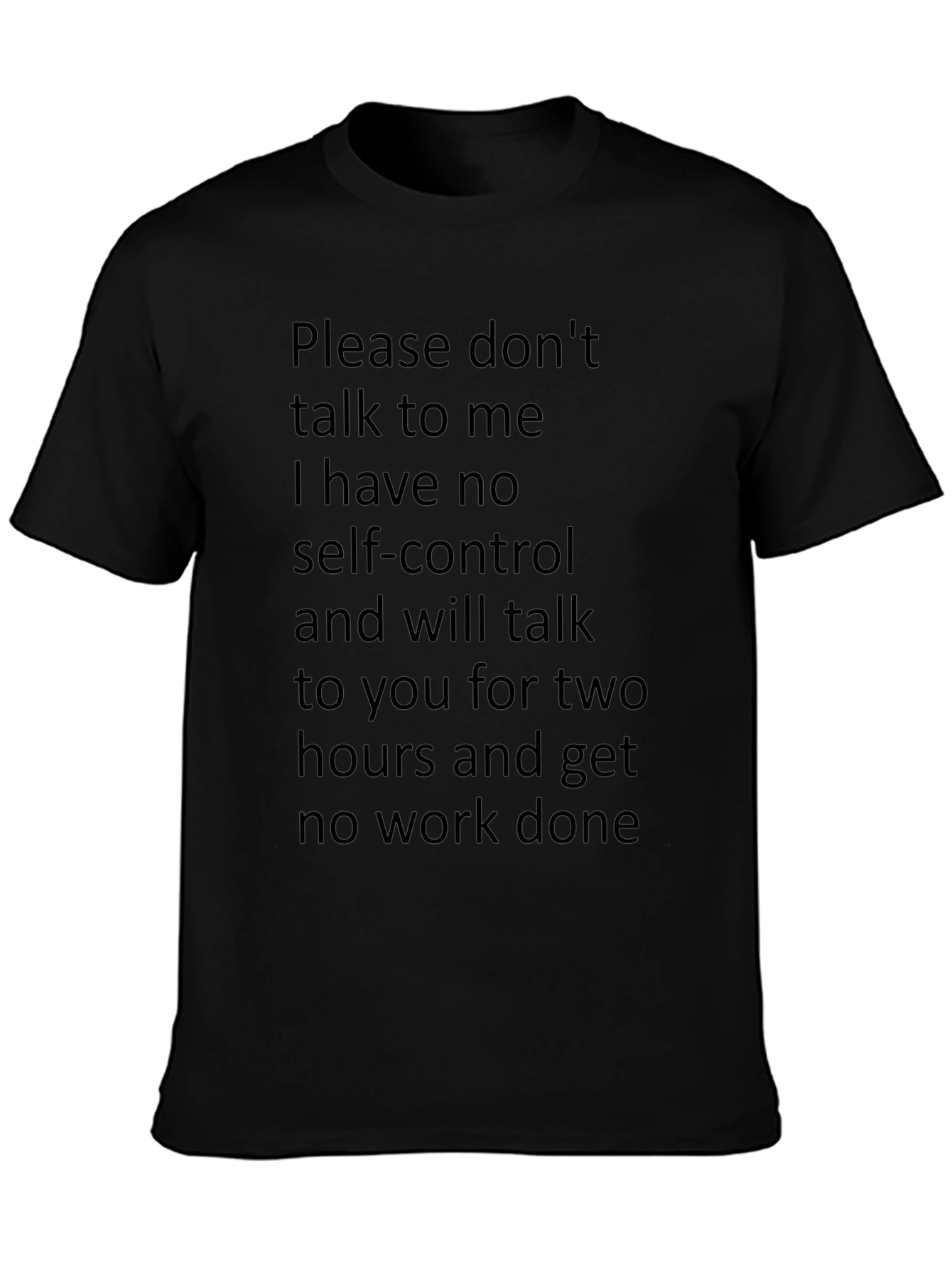 Funny Self-Control T-Shirt