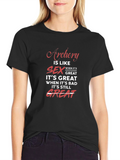 Archery & Sex Funny T-Shirt - Great Gift!