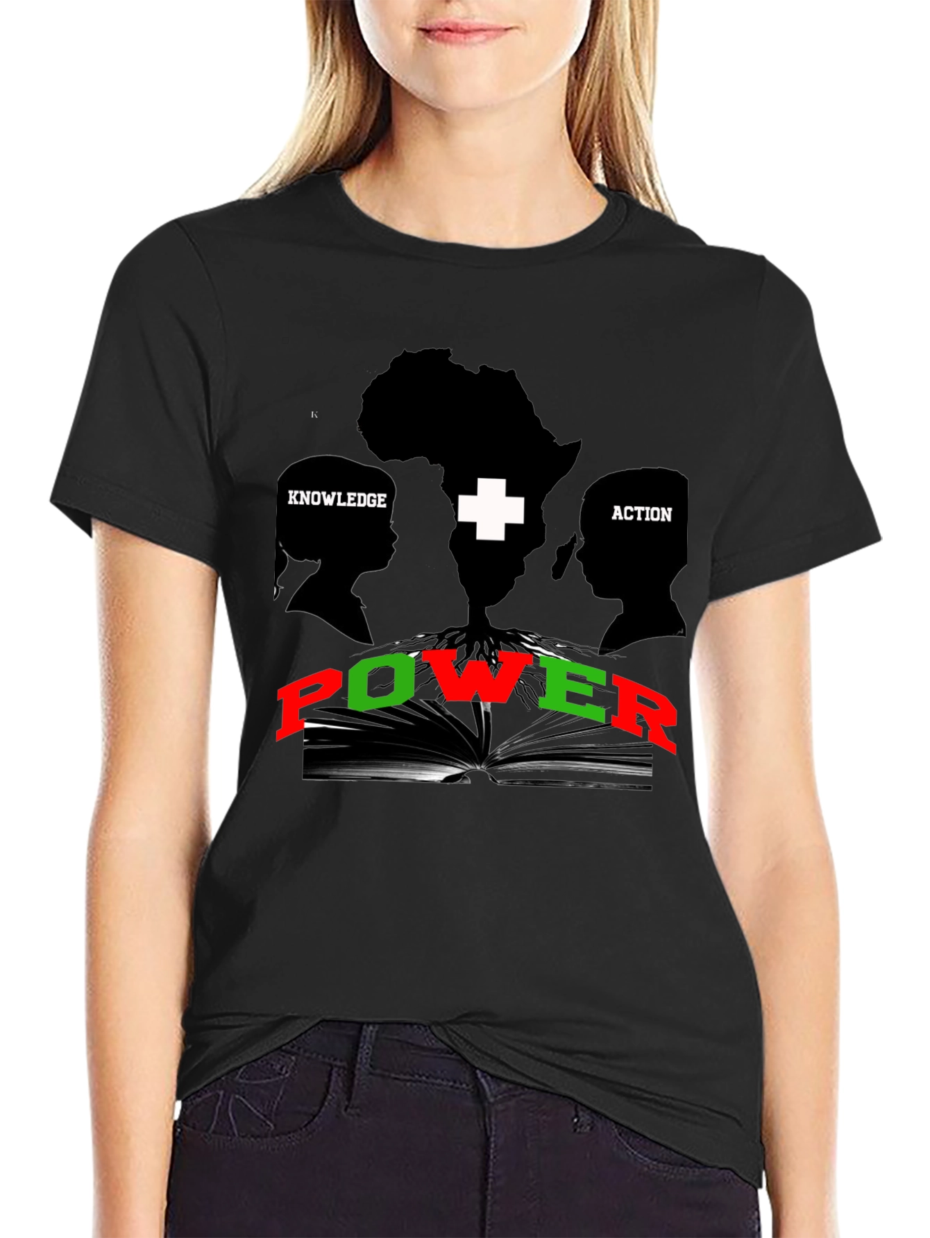 Knowledge Action Power Graphic T-Shirt