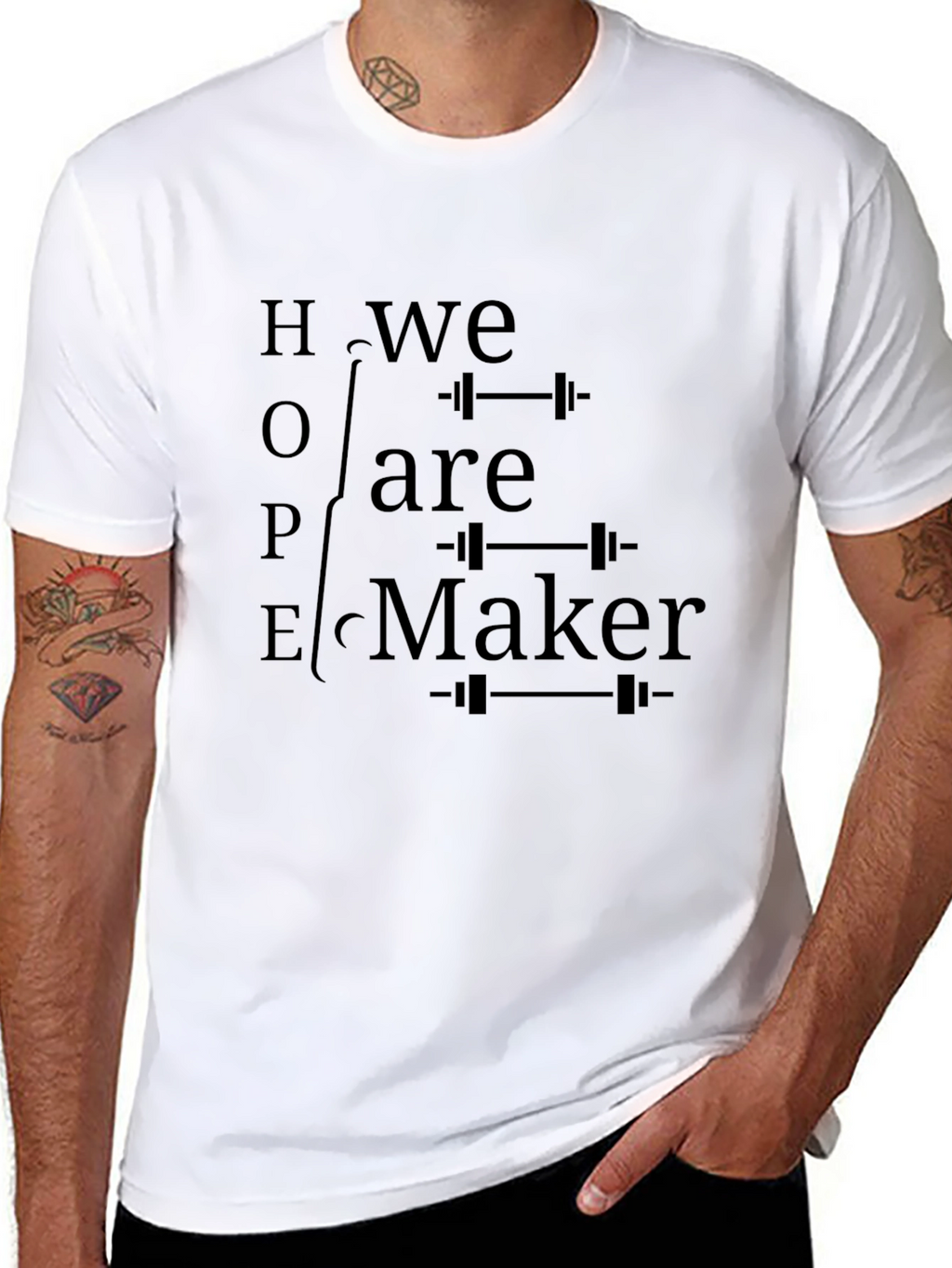 HOPE Maker Graphic T-Shirt - Black