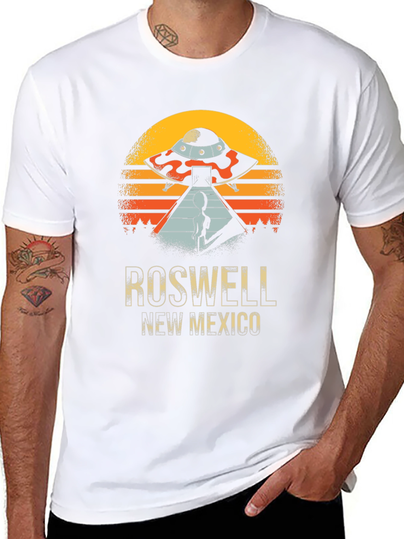 Roswell New Mexico Alien UFO Graphic Tee