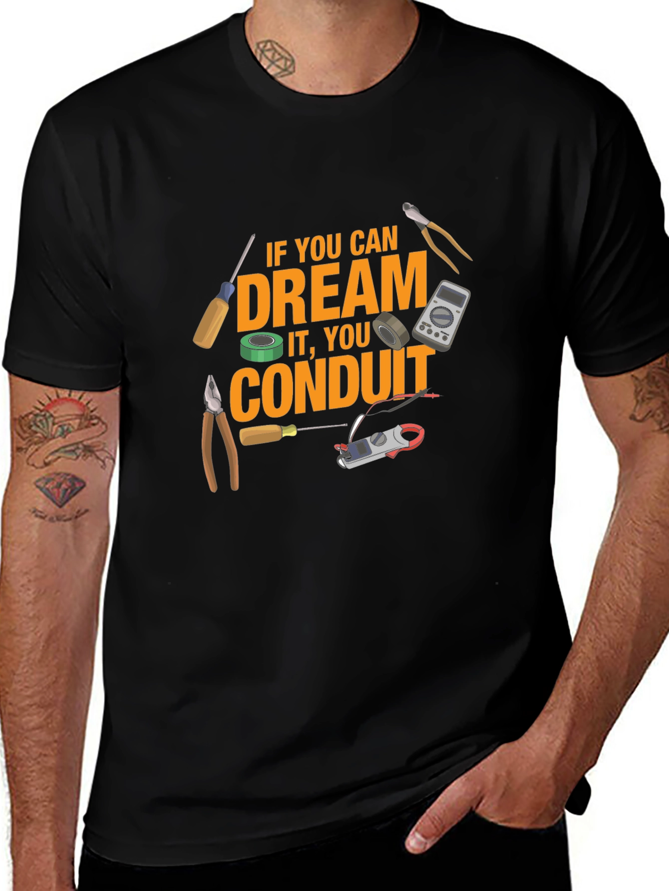 Dream Conduit Graphic T-Shirt - Electrician Apparel