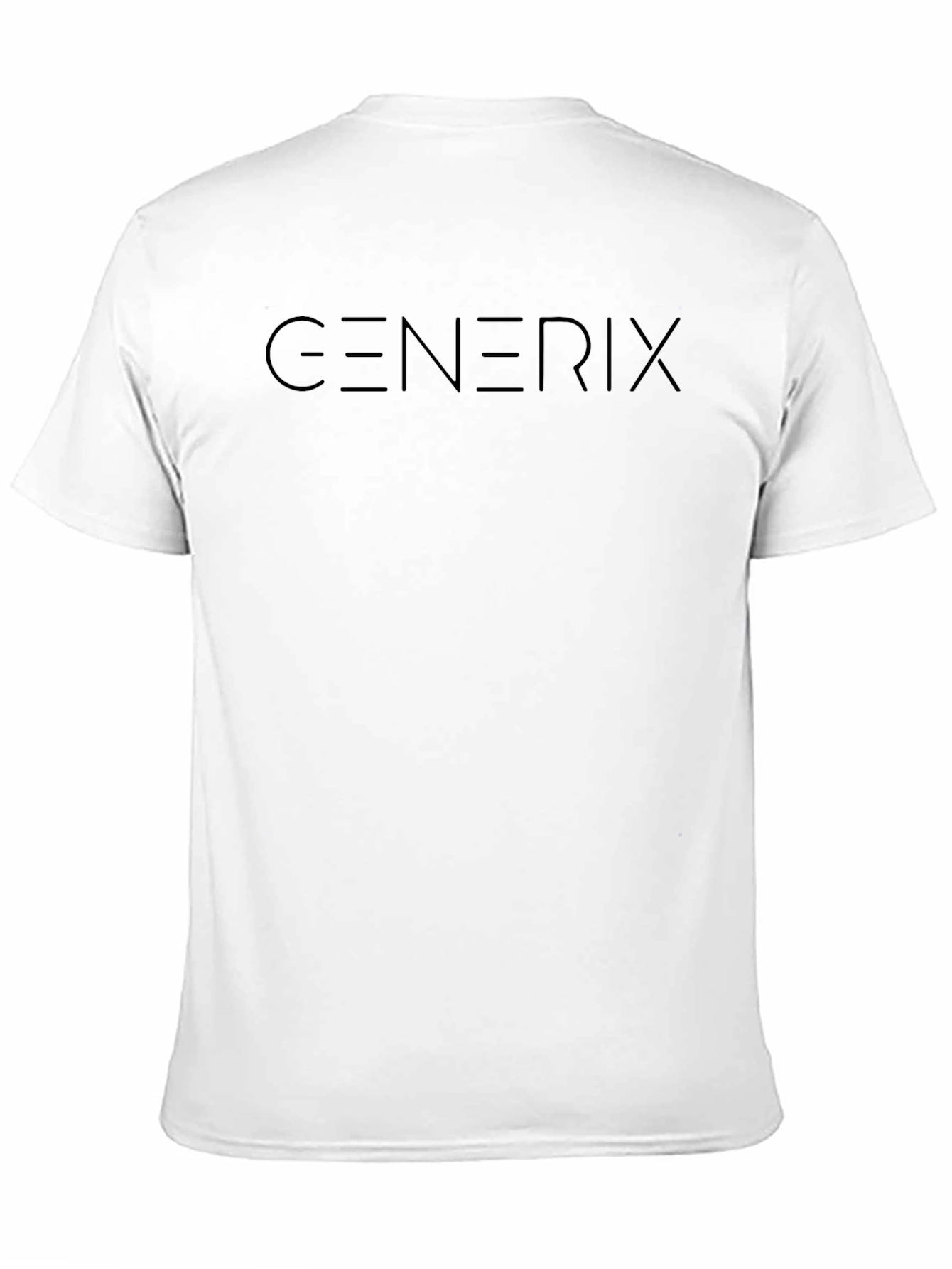 GENERIX Black Graphic Tee - Modern Style
