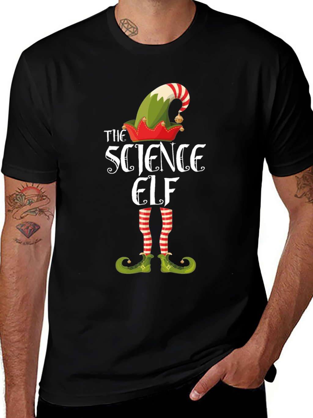 The Science Elf Christmas T-Shirt