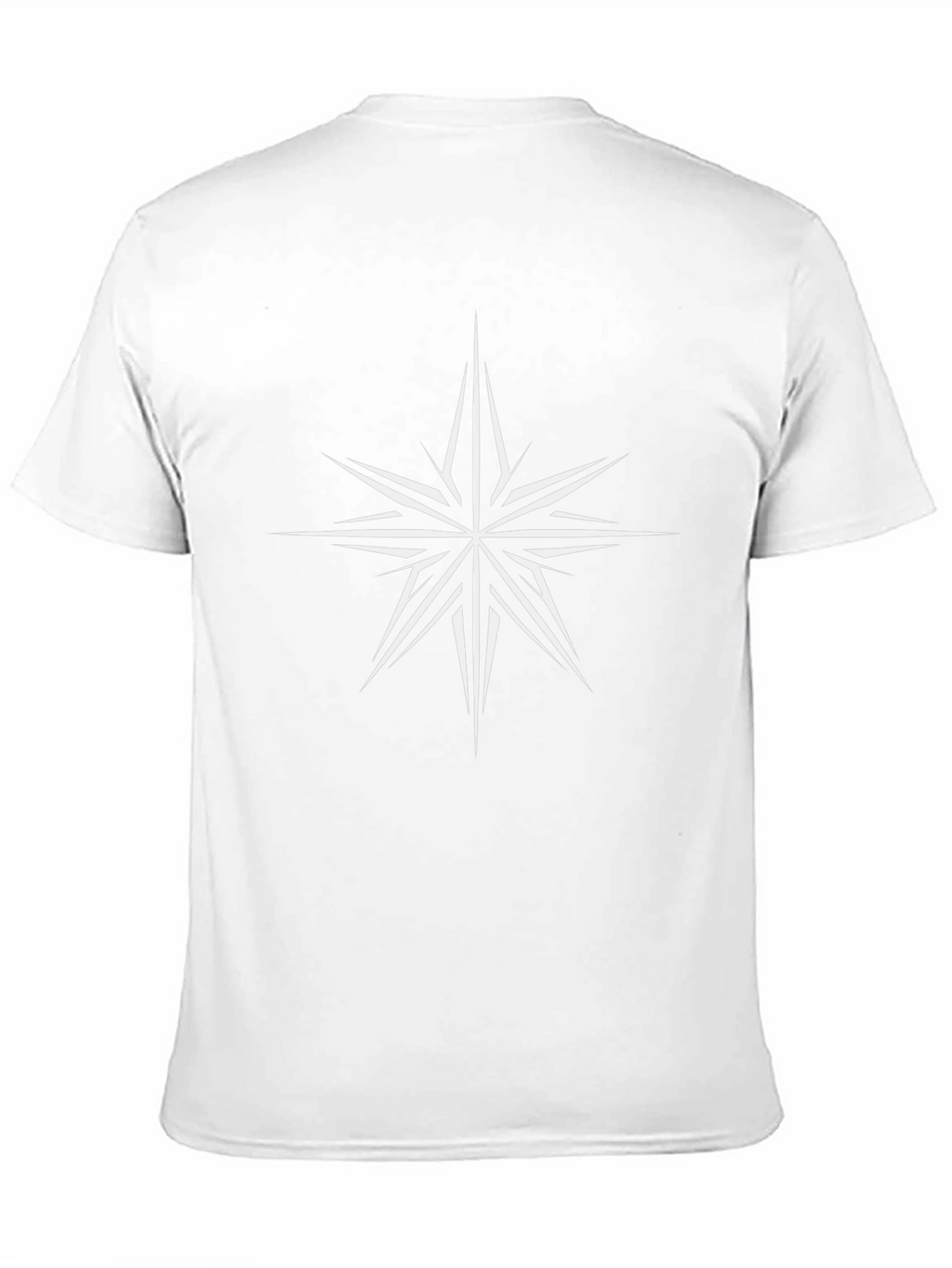Starburst Graphic Print T-Shirt - Modern Casual Tee