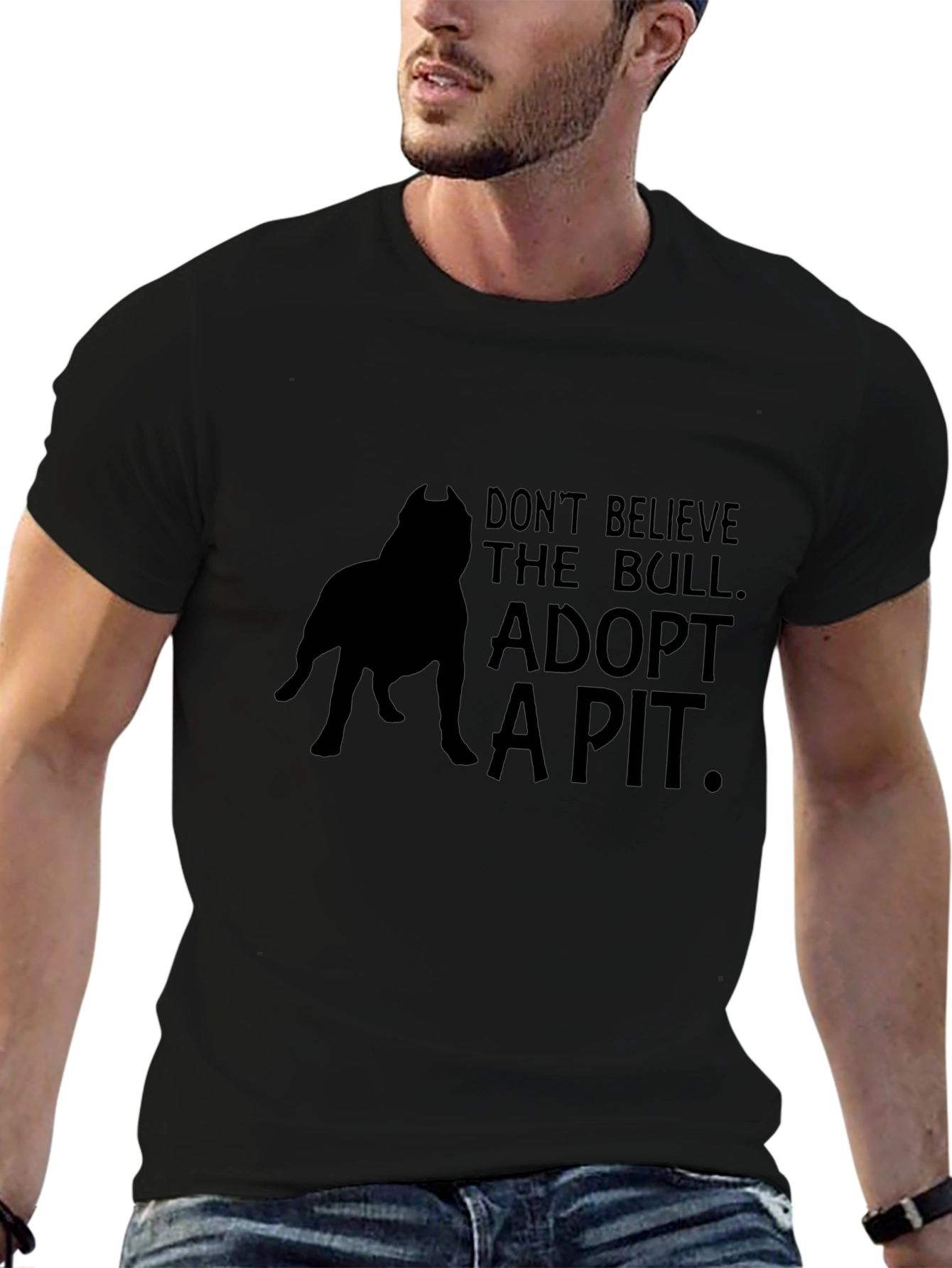 Adopt a Pit T-Shirt - Dog Lover Tee