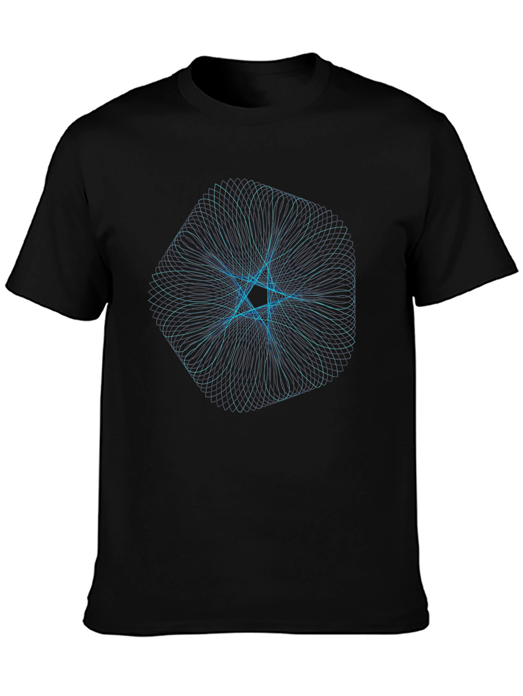 Geometric Star Graphic Tee - Cool Casual Style