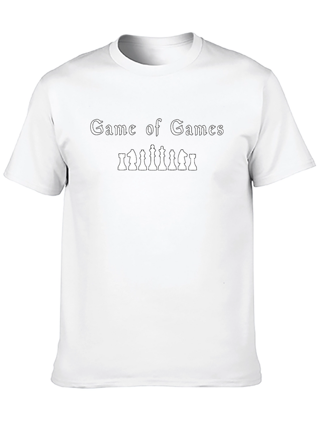 Game of Games Chess Piece T-Shirt - Black