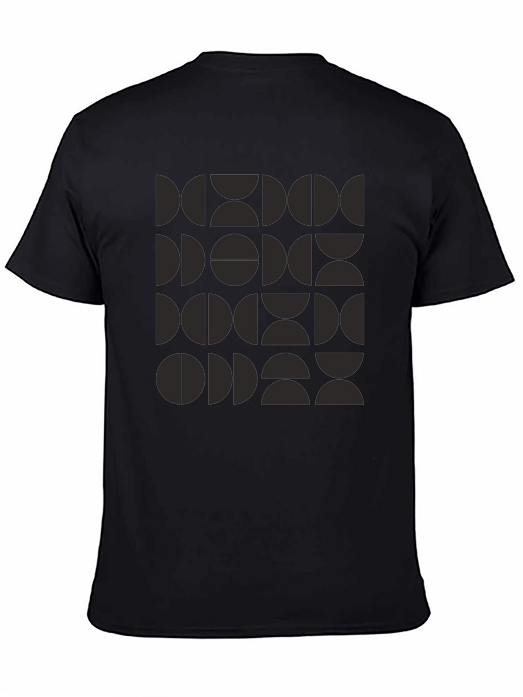 Geometric Black T-Shirt
