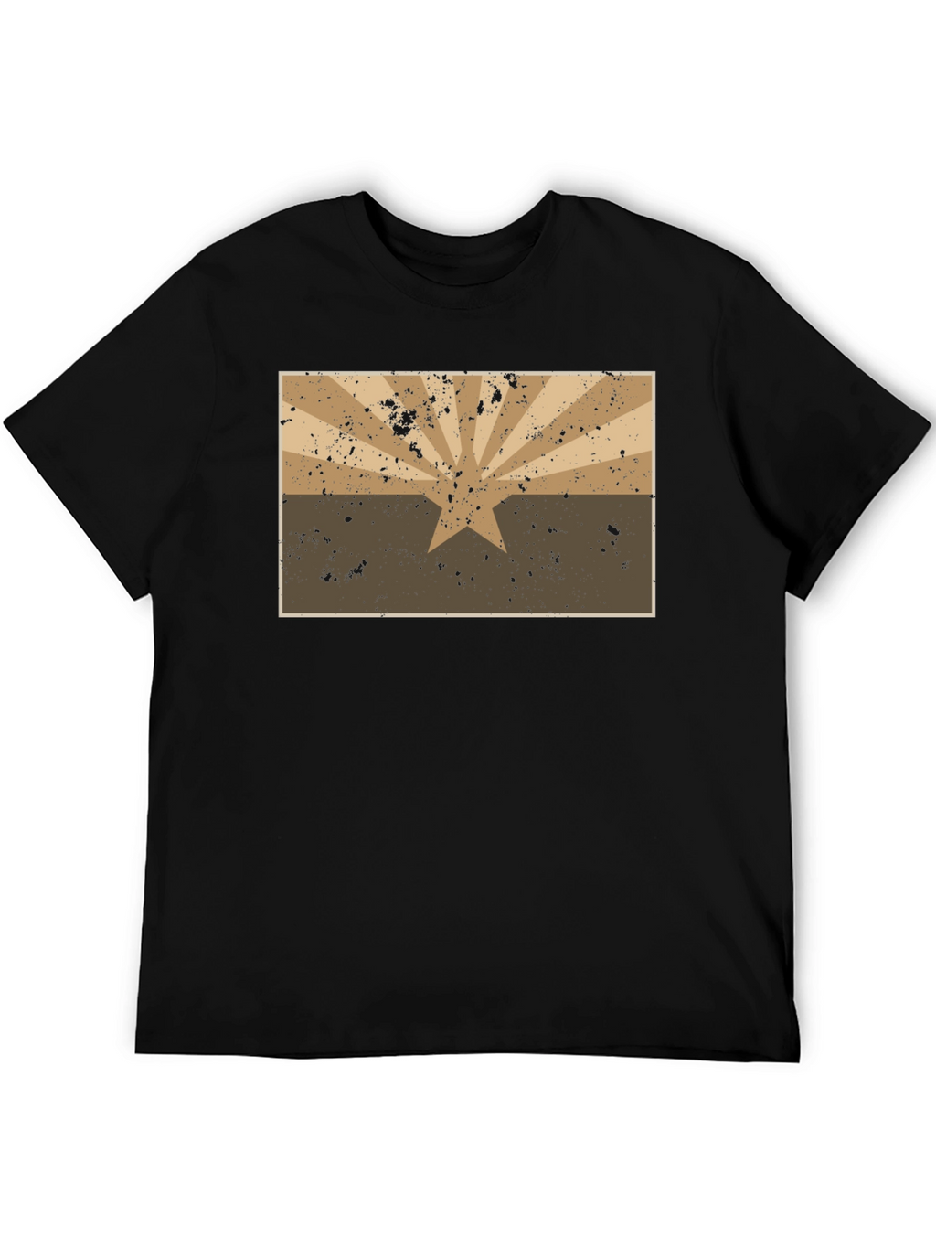 Arizona Flag Graphic Tee - Distressed Style