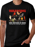 Bird Watcher T-Shirt - Unique Bird Design