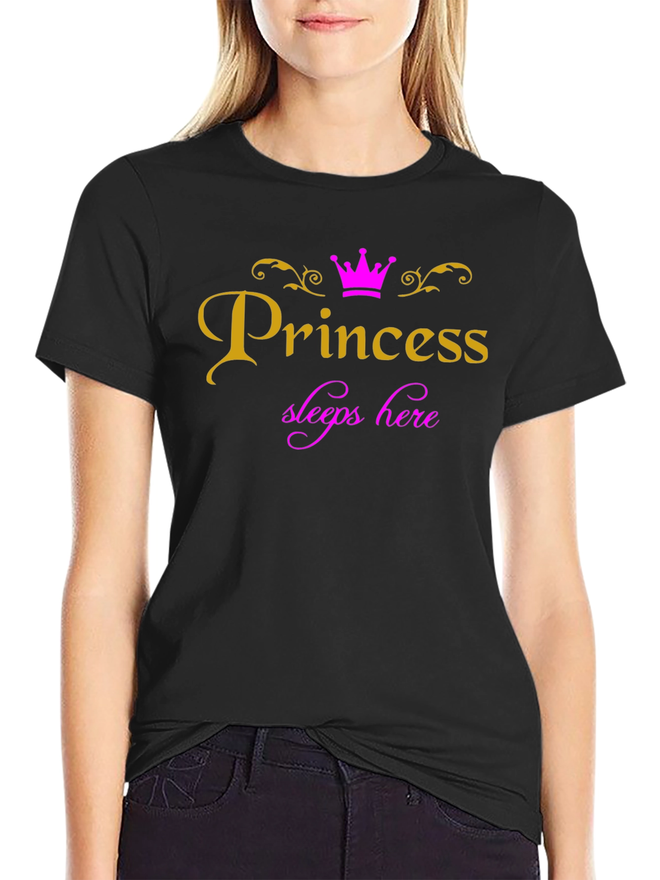 Princess Sleeps Here Graphic Tee