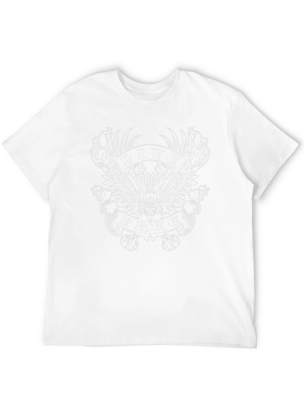 Live Free Graphic Tee - Mens Black T-Shirt