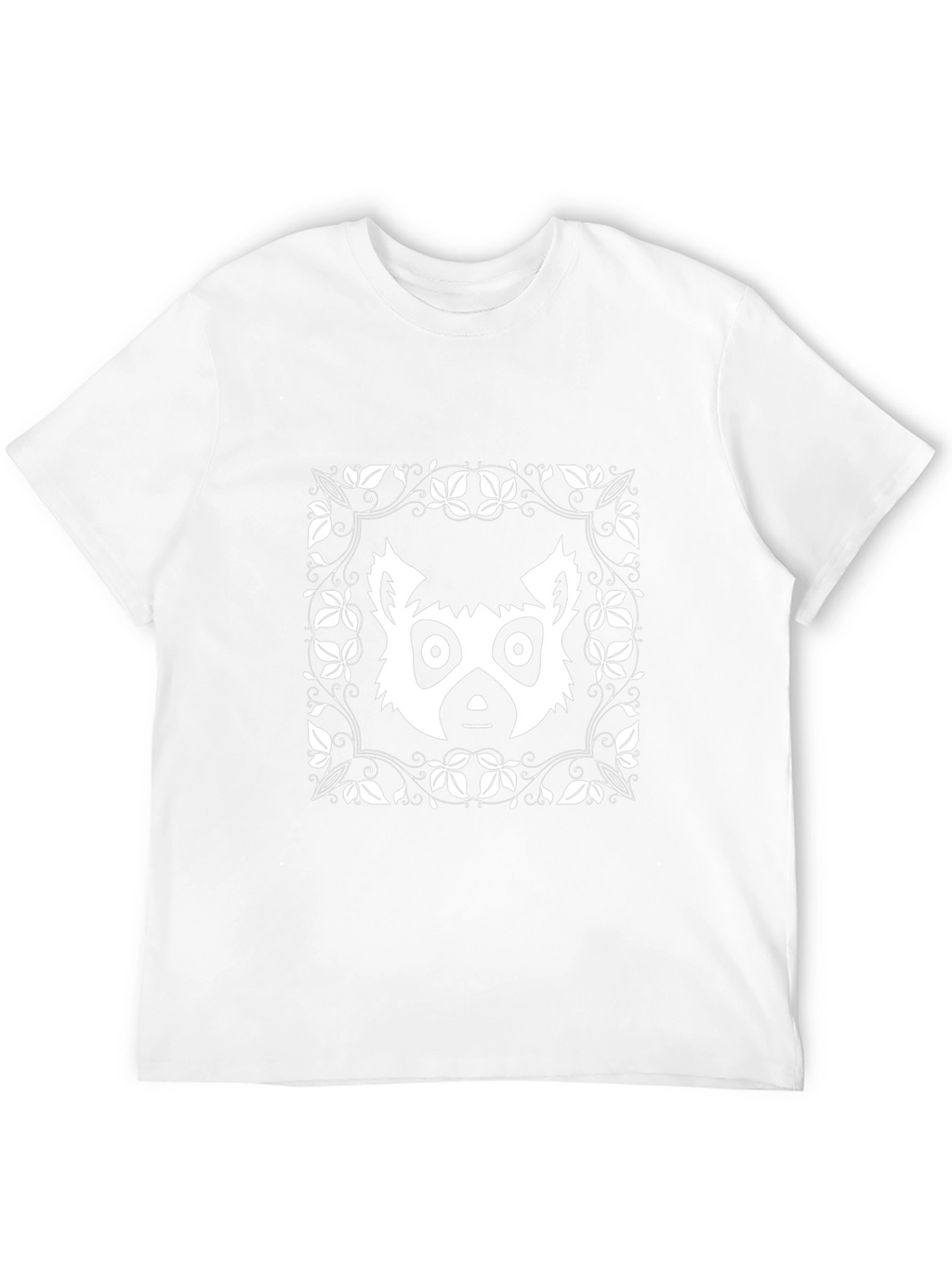 Lemur Graphic Tee - Black Cotton Blend