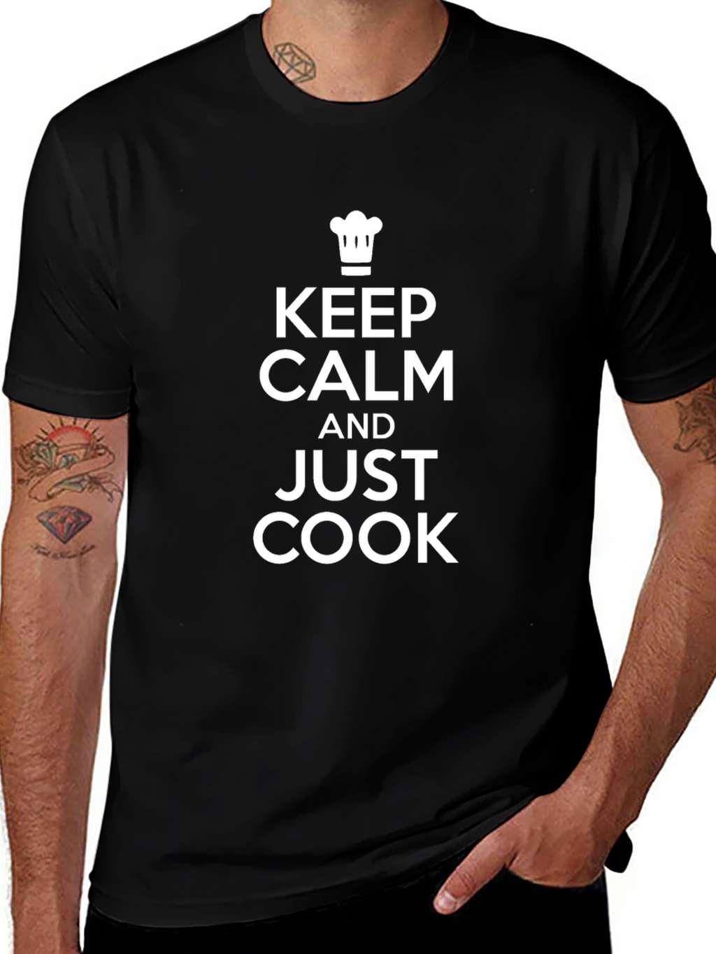 Keep Calm and Just Cook T-Shirt