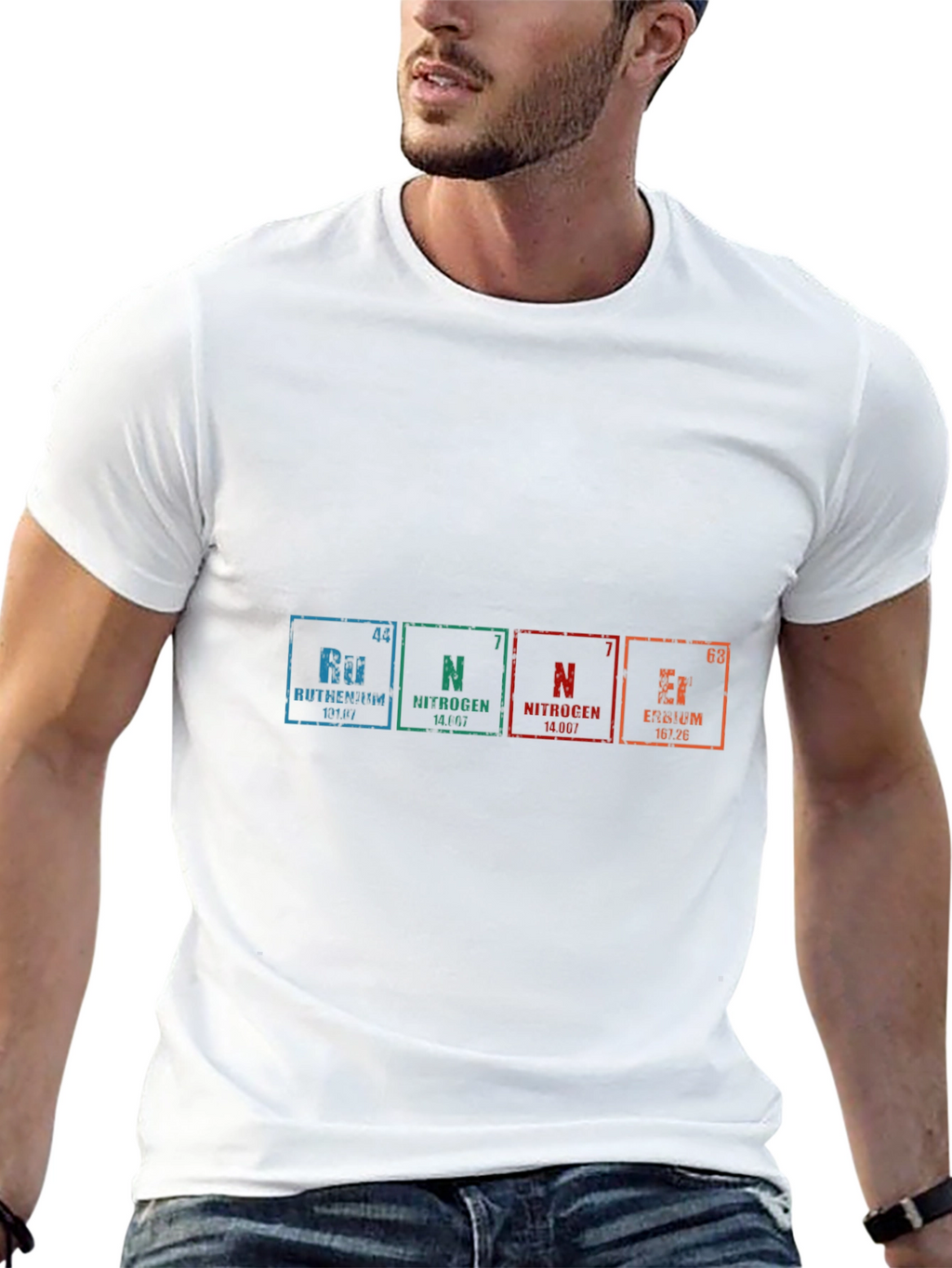 Periodic Table Elements Graphic Black T-Shirt