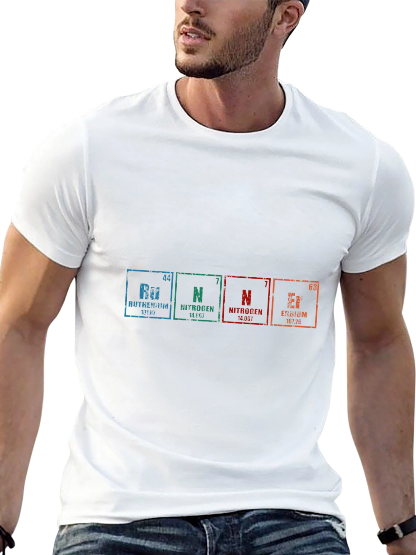Periodic Table Elements Graphic Black T-Shirt