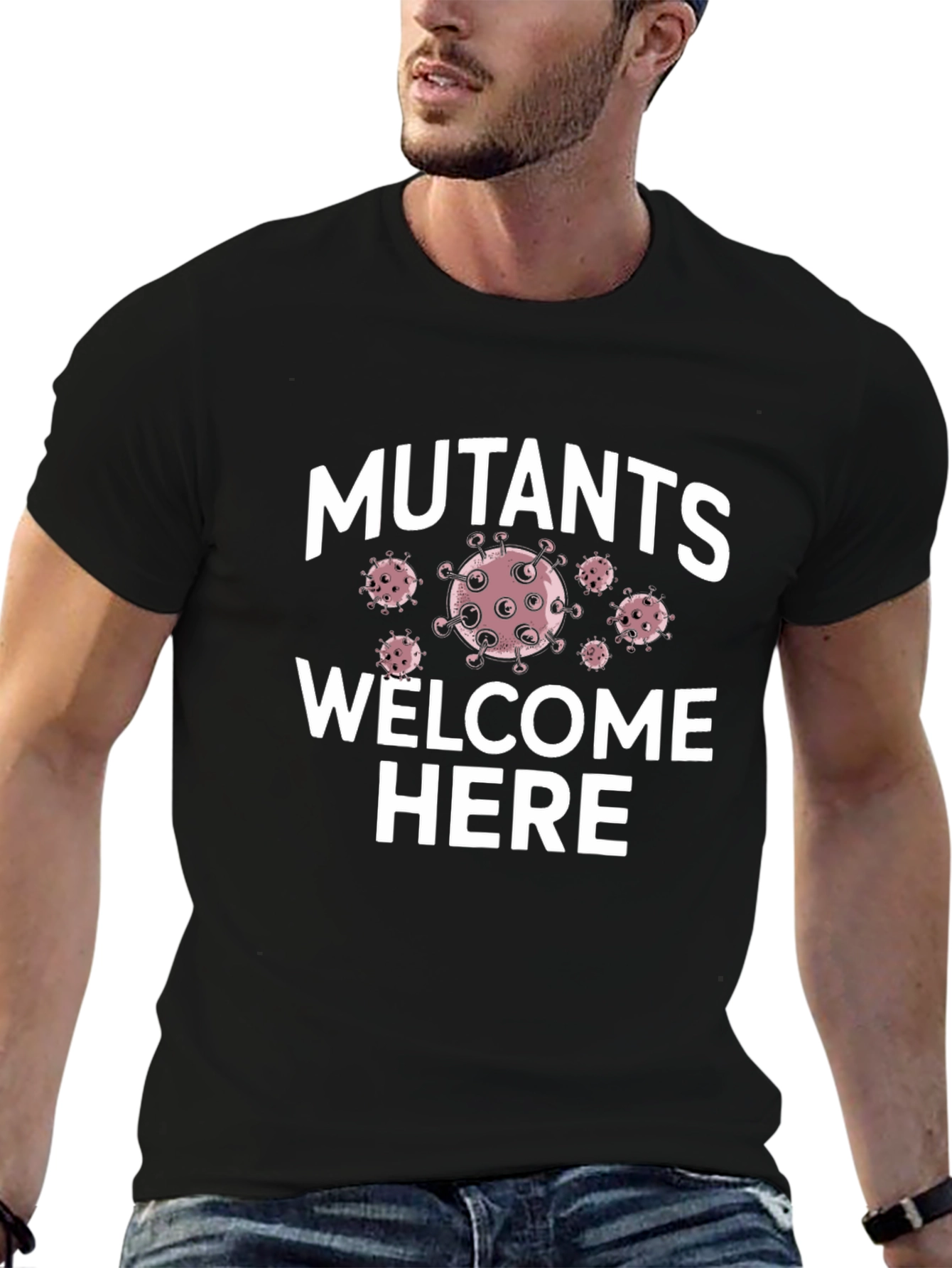 Mutants Welcome Here Novelty T-Shirt