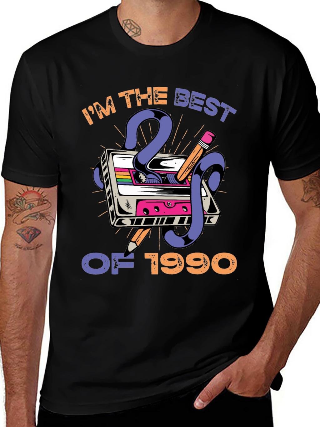 Best of 1990 Cassette Tape Graphic Tee