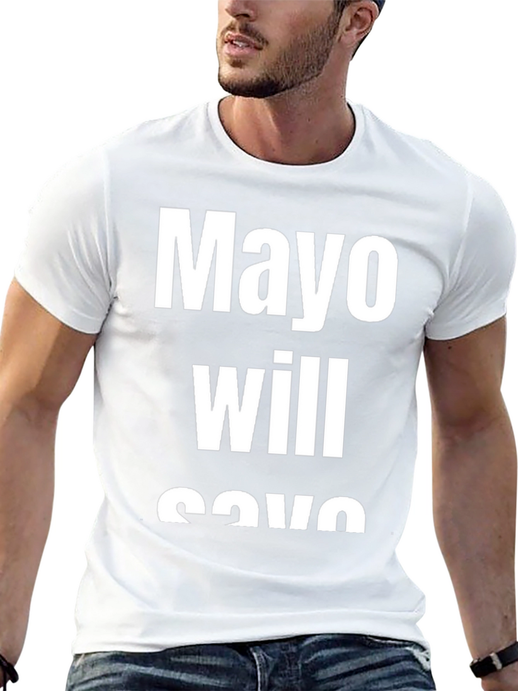 Mayo Will Save You Black T-Shirt