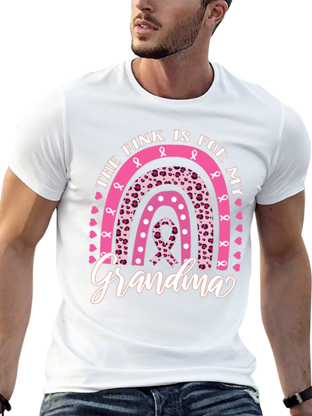 Pink Ribbon Grandma T-Shirt
