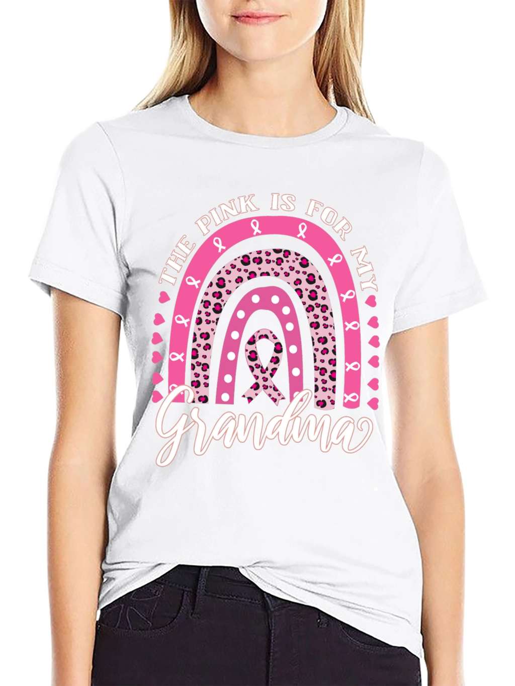 Pink Ribbon Grandma T-Shirt