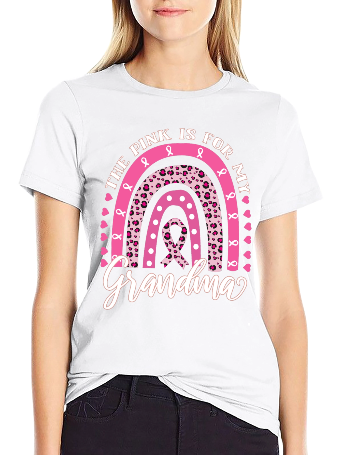 Pink Ribbon Grandma T-Shirt