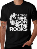 Ill Take Mine On The Rocks Climbing T-Shirt