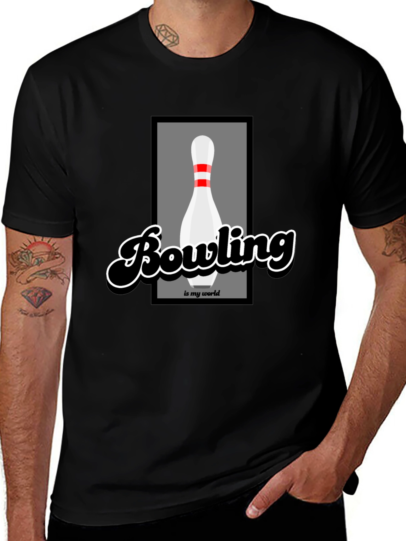 Bowling is My World Graphic Tee