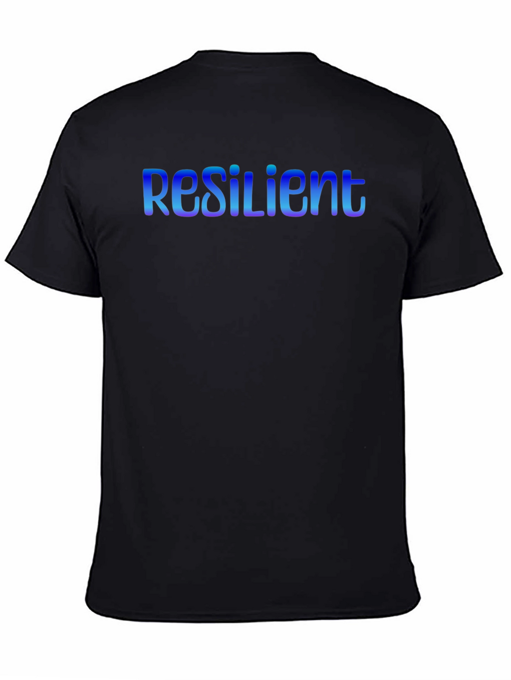 Resilient Black T-Shirt - Stylish Graphic Tee