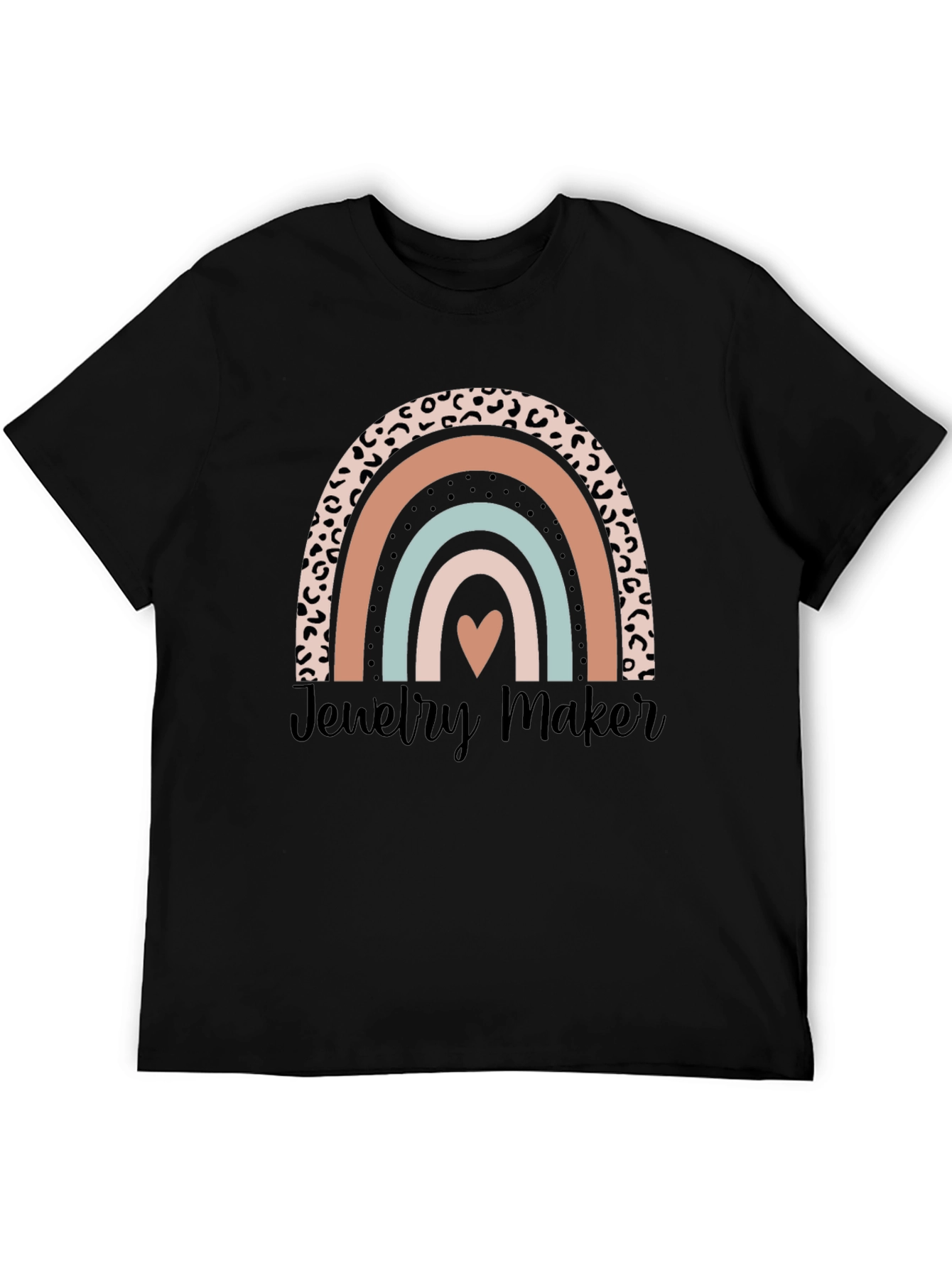 Jewelry Maker Leopard Rainbow T-Shirt