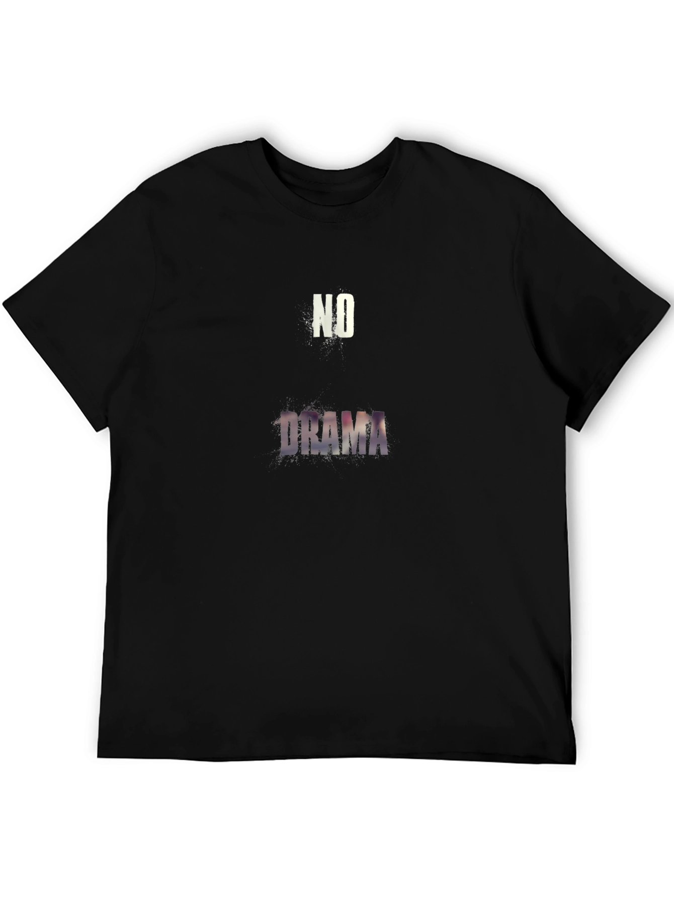 No Drama Black T-Shirt