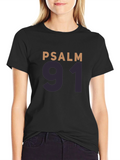 Psalm 91 Graphic T-Shirt - Faith Inspired Apparel