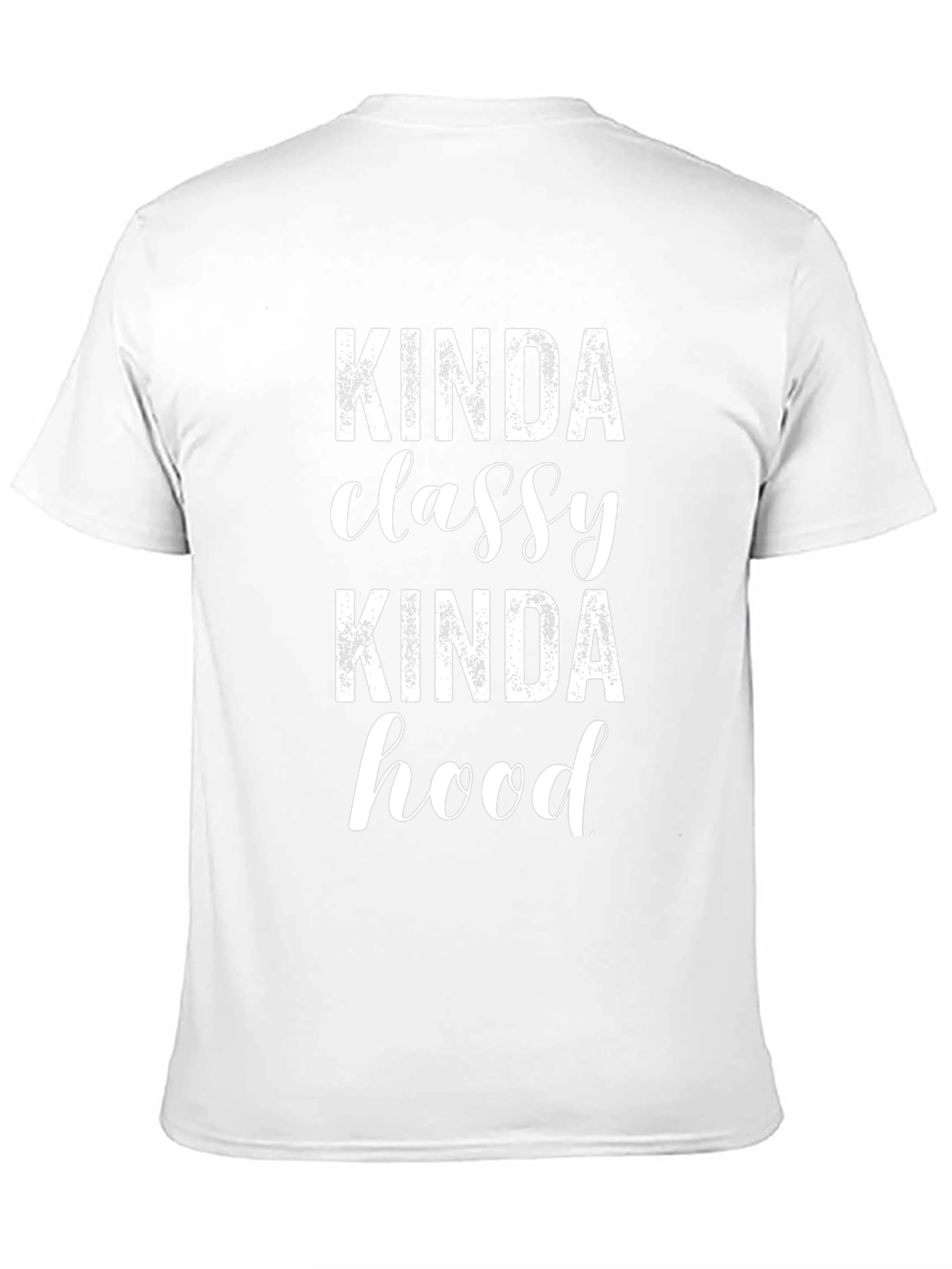 Kinda Classy Kinda Hood T-Shirt - Black