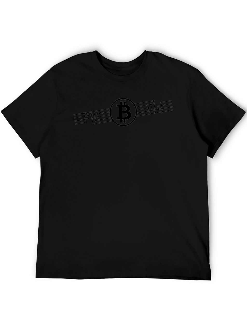 Bitcoin Black T-Shirt - Crypto Fashion