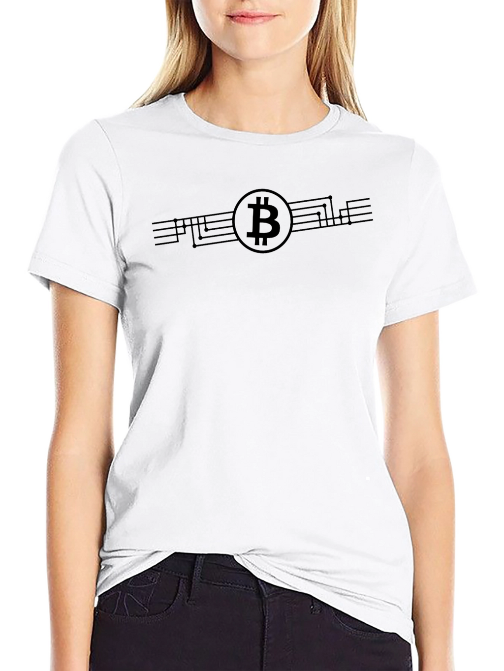 Bitcoin Black T-Shirt - Crypto Fashion