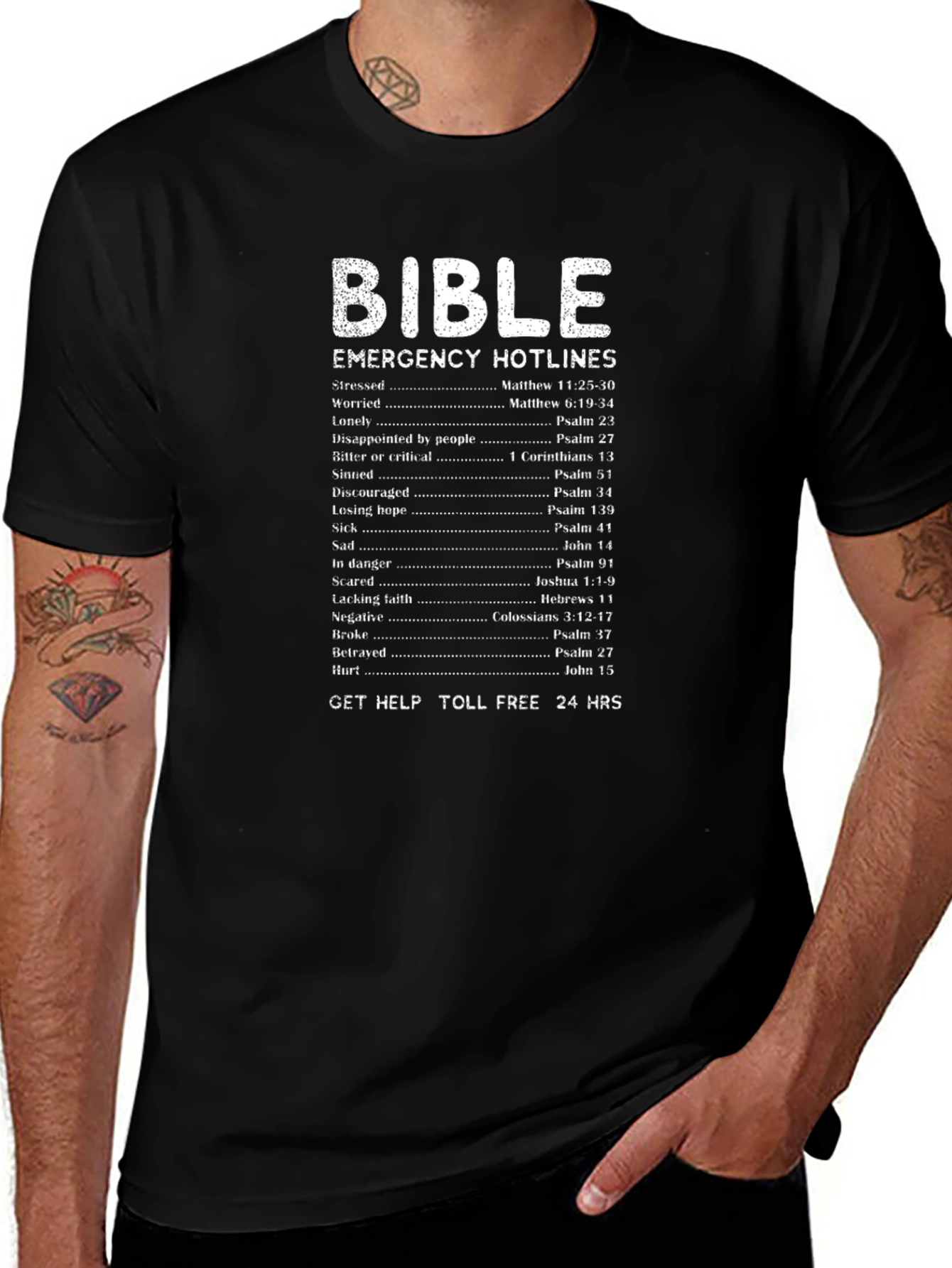 Bible Emergency Hotlines T-Shirt