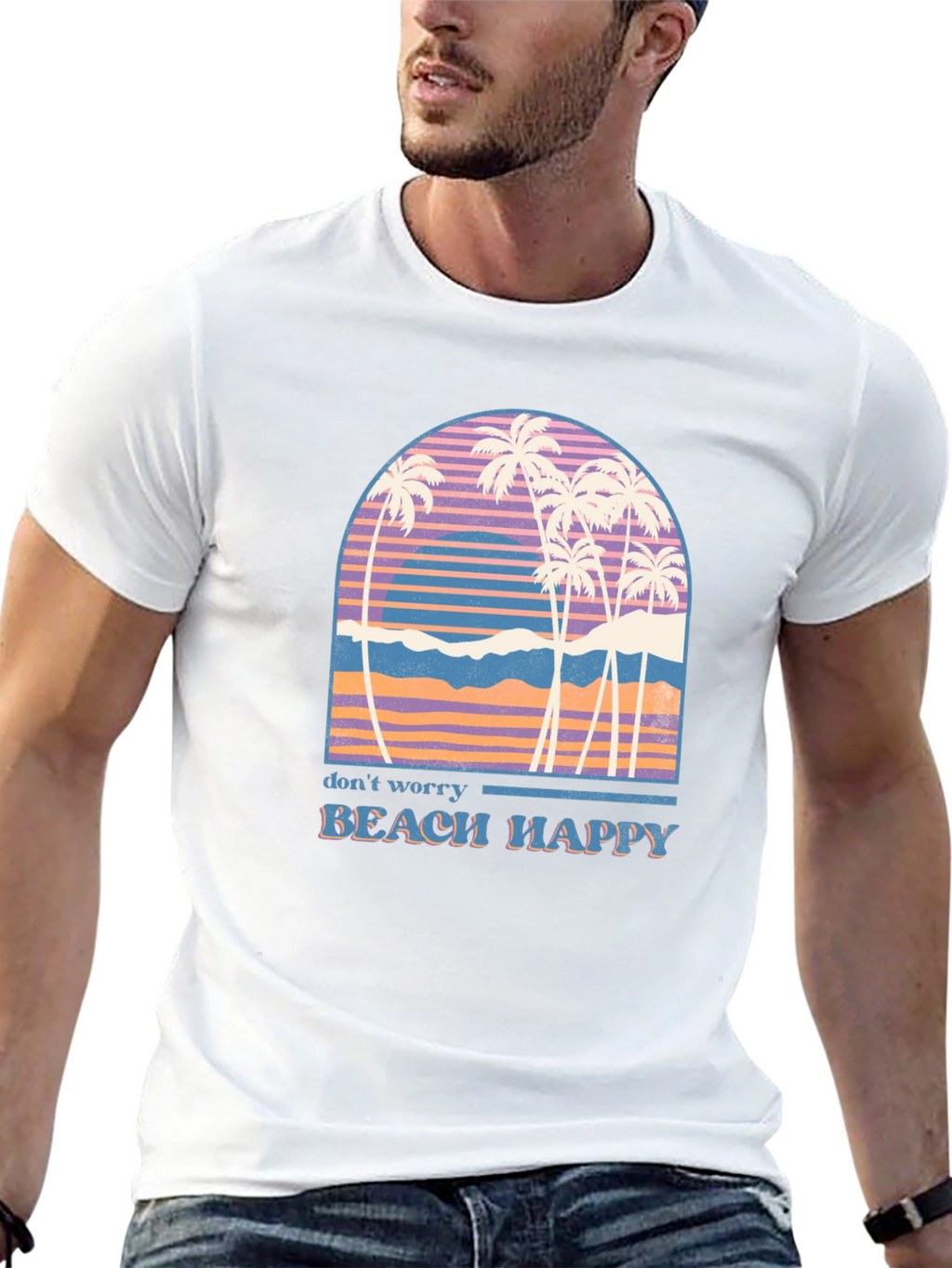 Beach Happy Graphic Tee