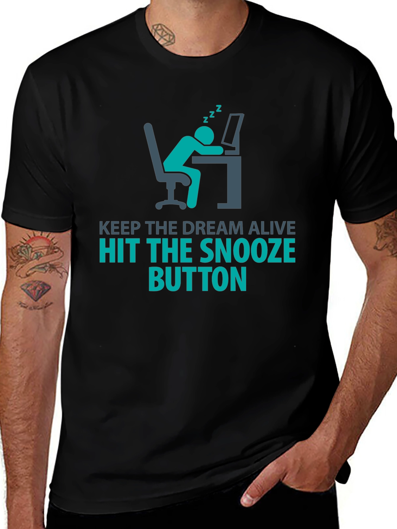 Hit the Snooze Button Graphic Tee