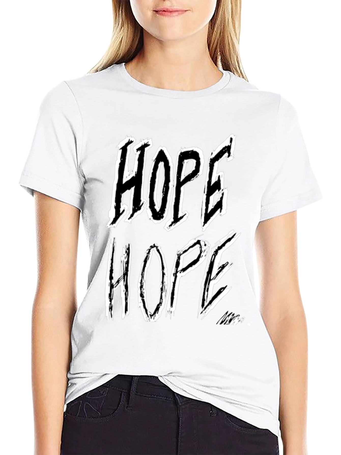 Hope Graphic Black T-Shirt