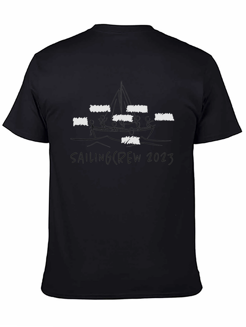 Sailing Crew 2023 Black T-Shirt