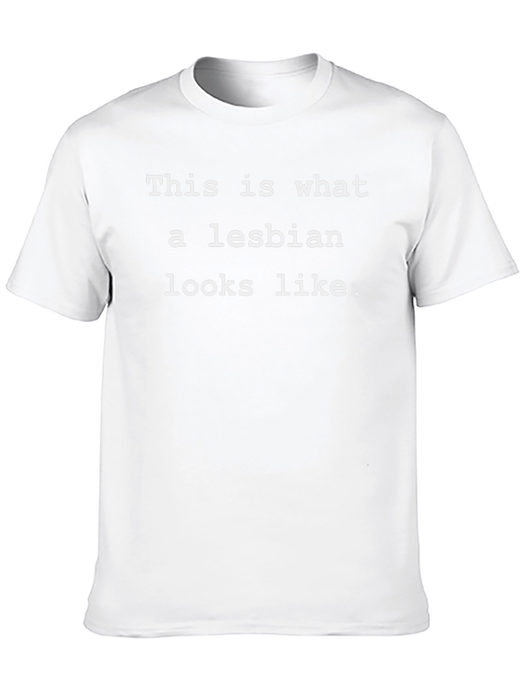 This Is What A Lesbian Looks Like Black T-Shirt