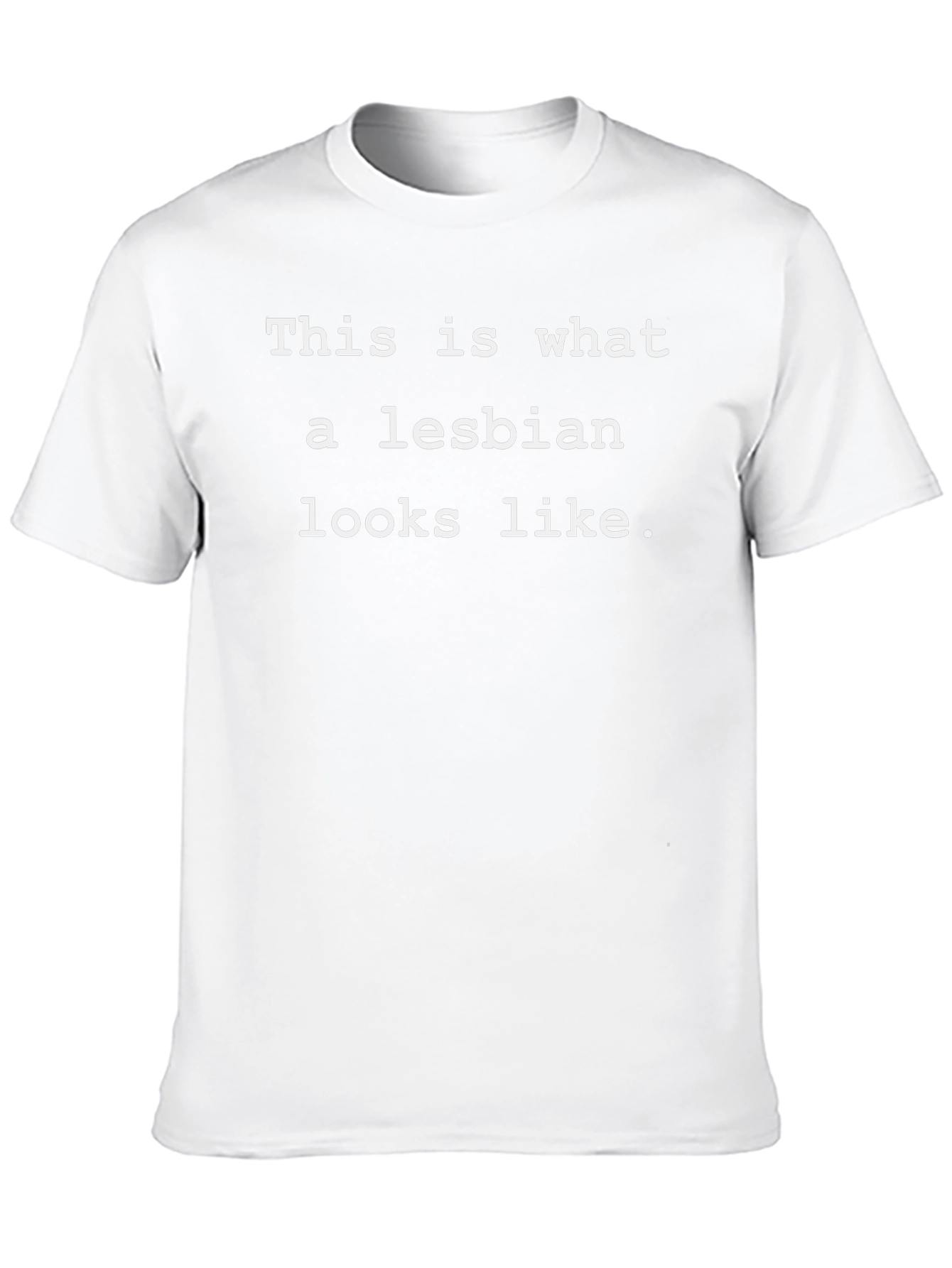 This Is What A Lesbian Looks Like Black T-Shirt