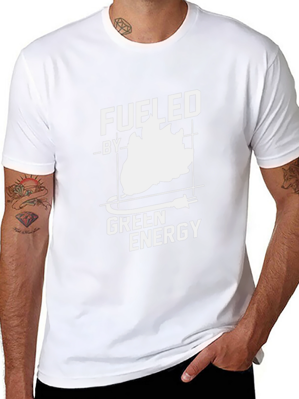 Fueled by Green Energy Black T-Shirt