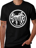 Smile Graphic Black T-Shirt - Trendy Casual Tee