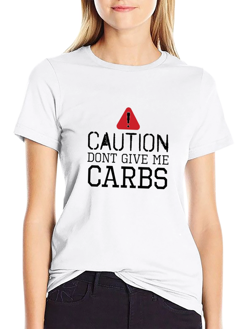 Caution Dont Give Me Carbs T-Shirt
