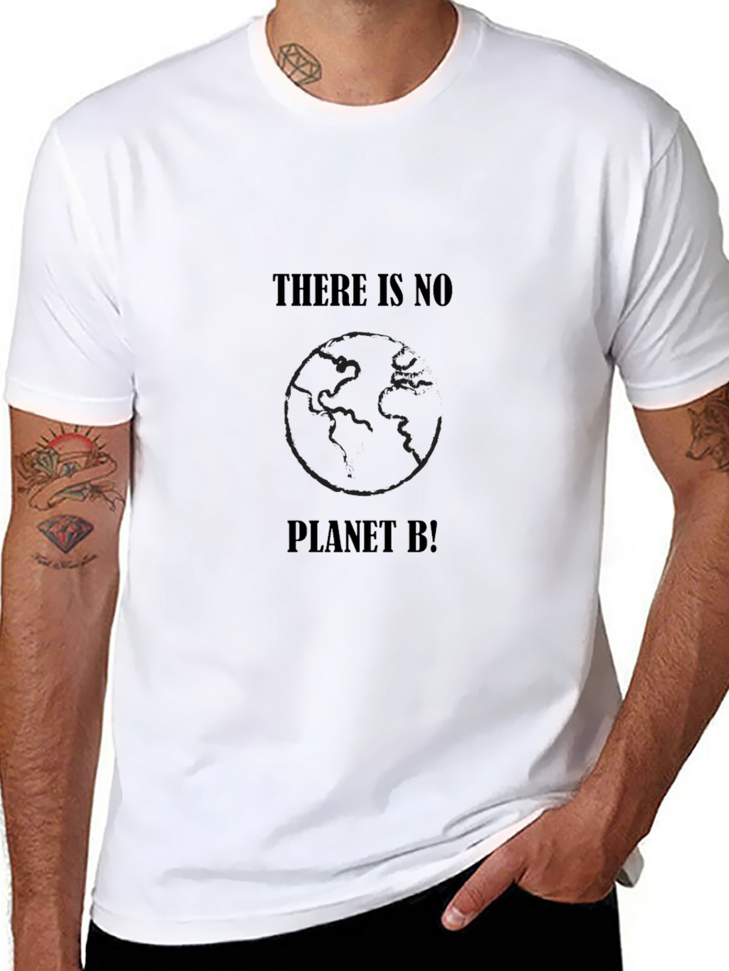 No Planet B Graphic T-Shirt - Eco-Friendly Awareness Tee