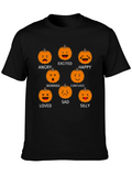 Emotional Pumpkin Black T-Shirt
