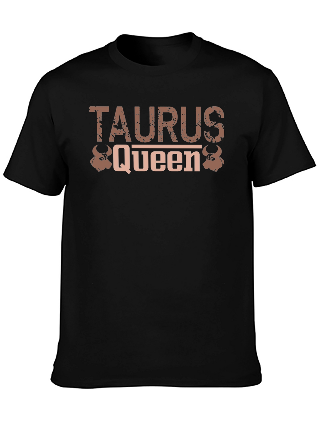 Taurus Queen Black Graphic Tee
