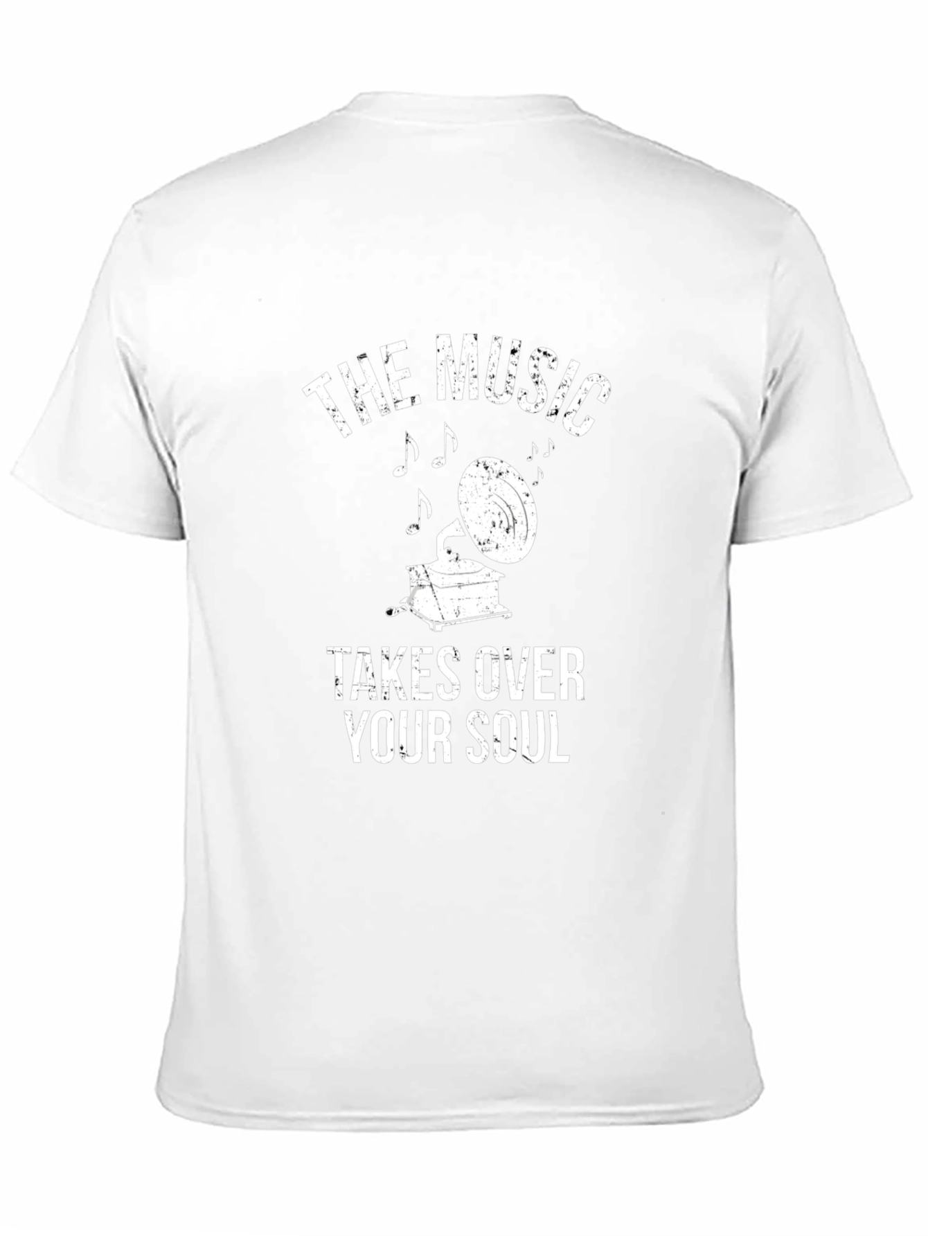 The Music Takes Over Your Soul Black Tee